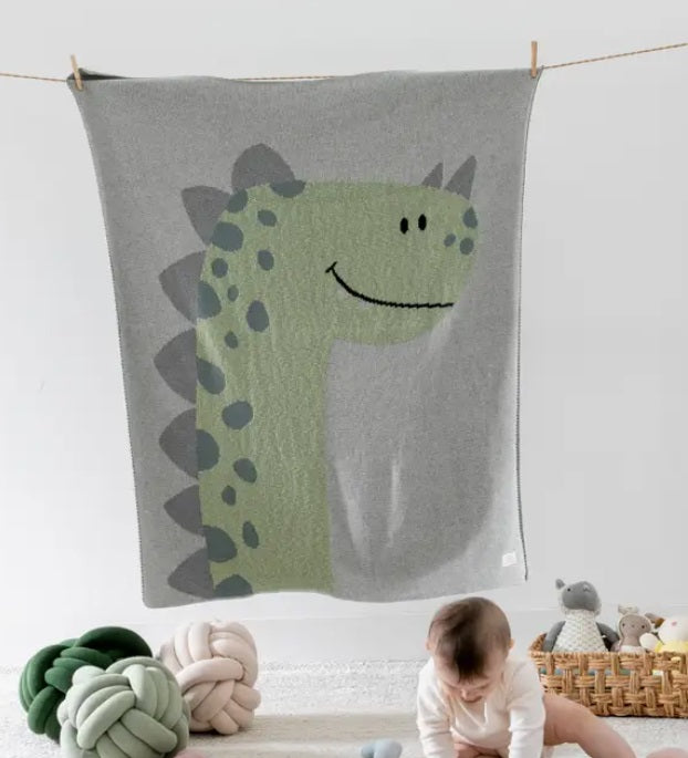 Dino Baby Blanket