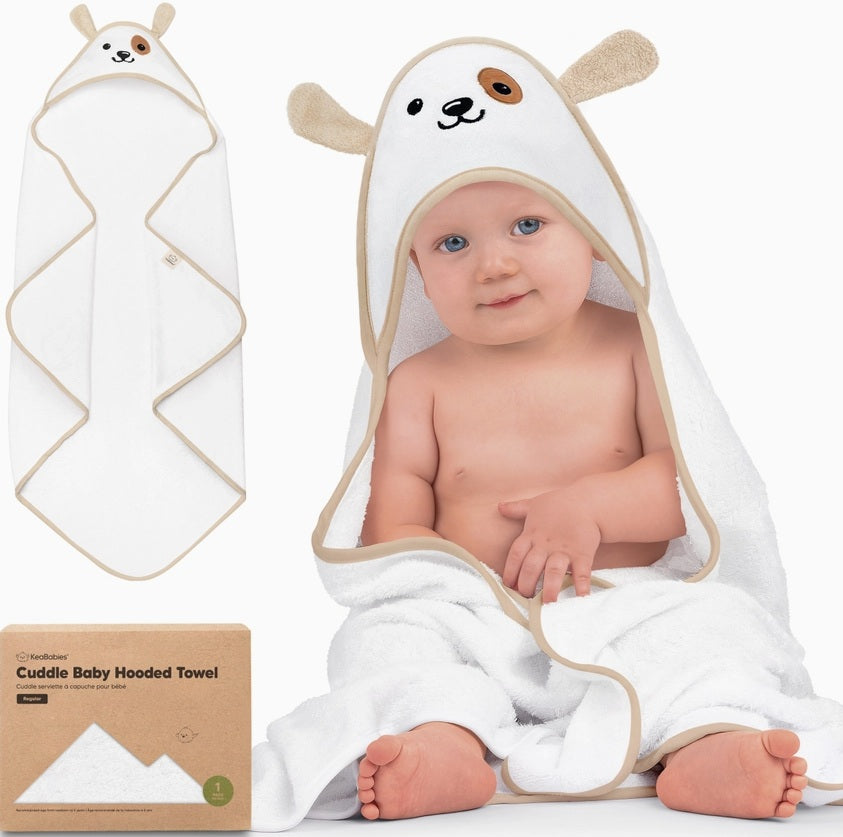 Hooded Bath Towels - Dog