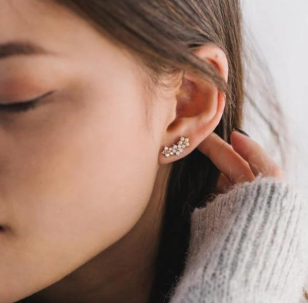 Floral Climber Earring