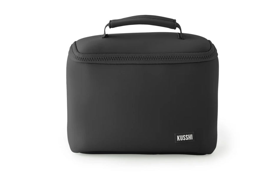 Black with Pink Train Case
