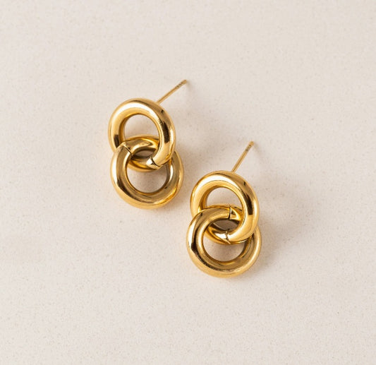 Linx Earrings - Gold