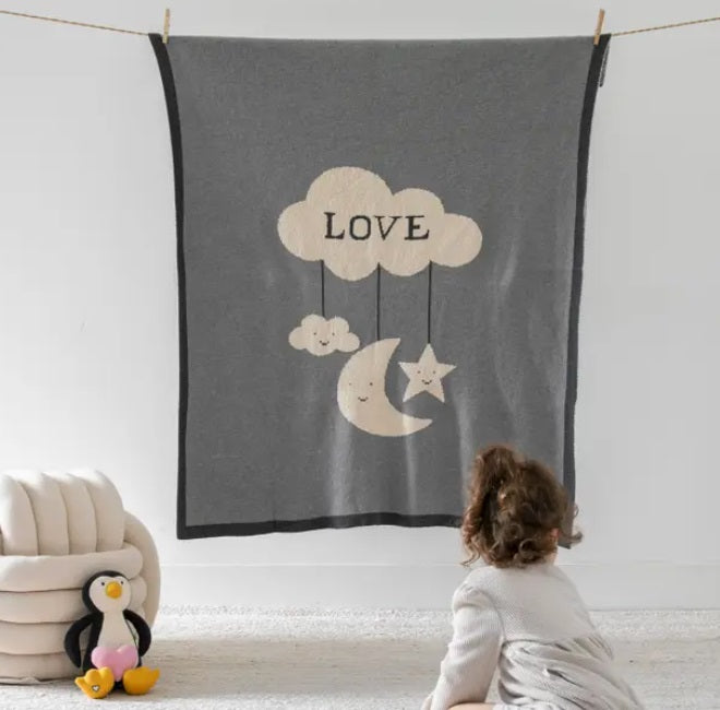 Moon Love Baby Blanket