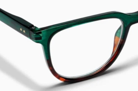 Penn Glasses - Green/Tortoise Horn +2.00