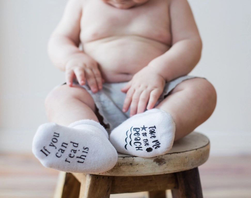 Take Me To The Beach Infant Socks