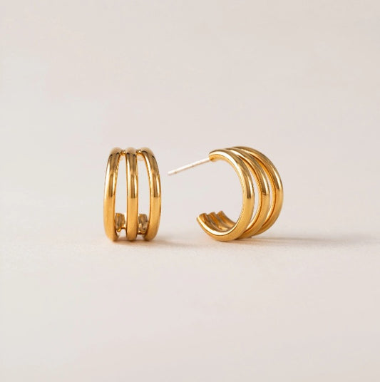 Zara Hoop Earring - Gold