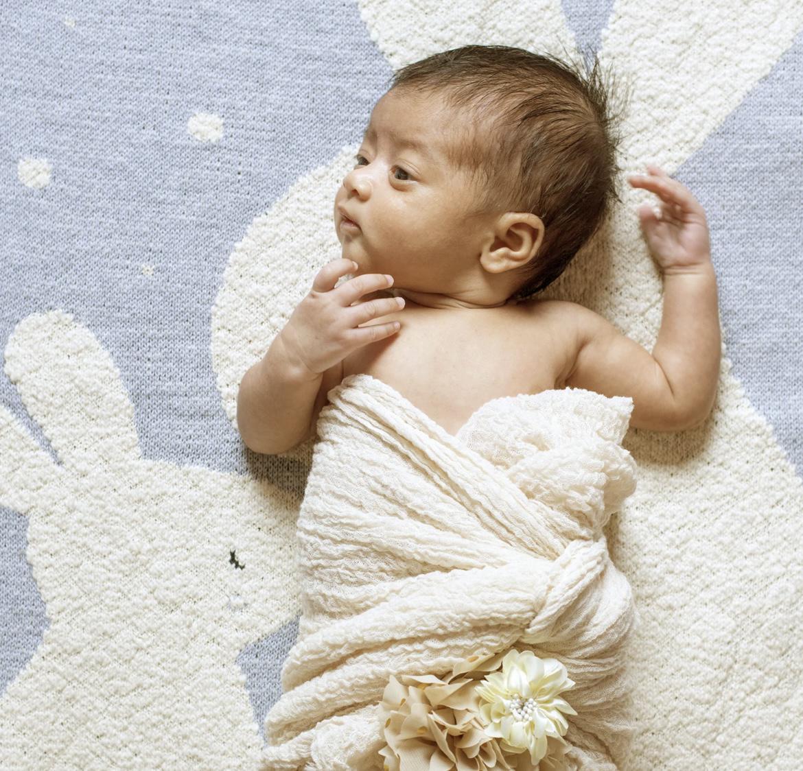 Mom & Baby Bunny Blanket
