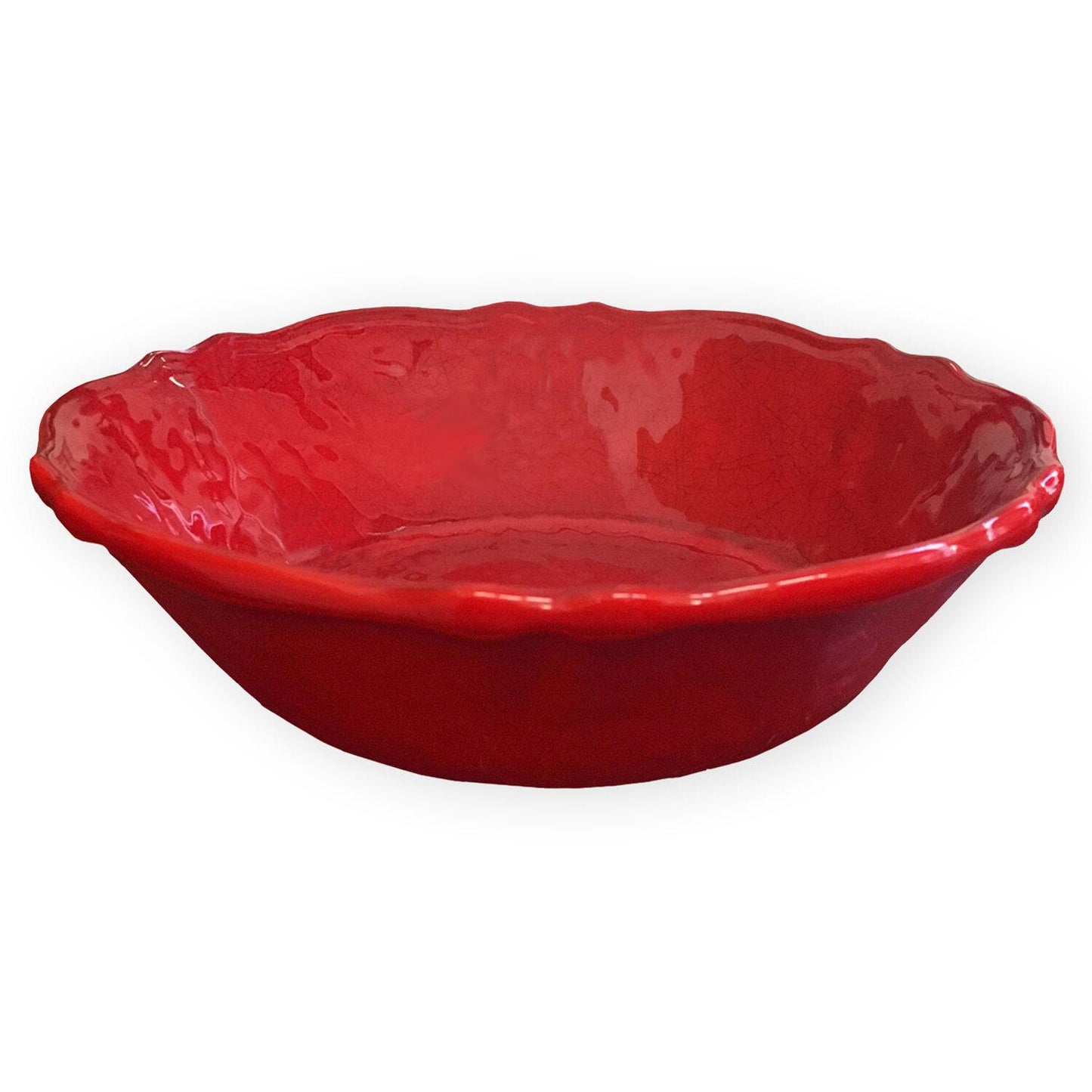 Red Melamine Salad Bowl