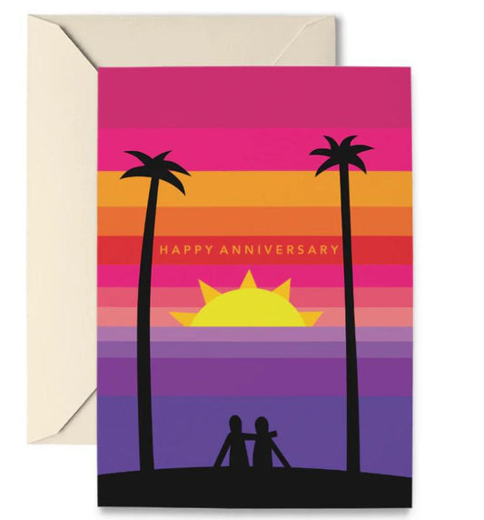 Anniversary Sunset Card