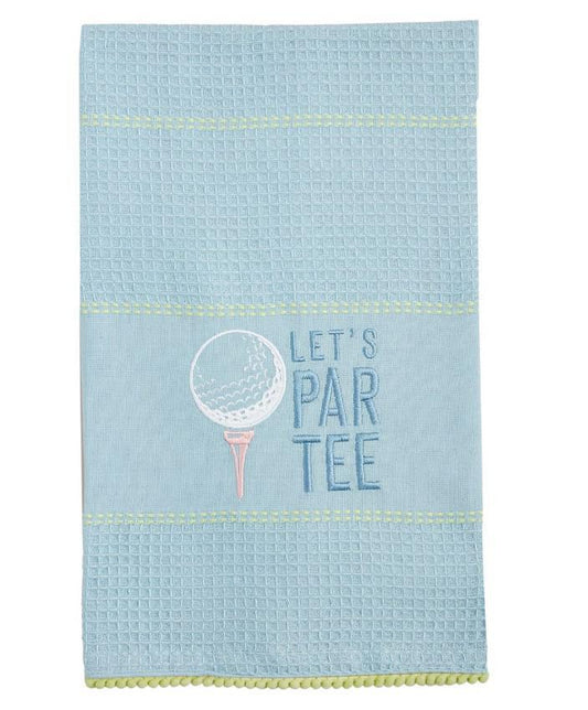 Let's ParTee Embroidery Towel