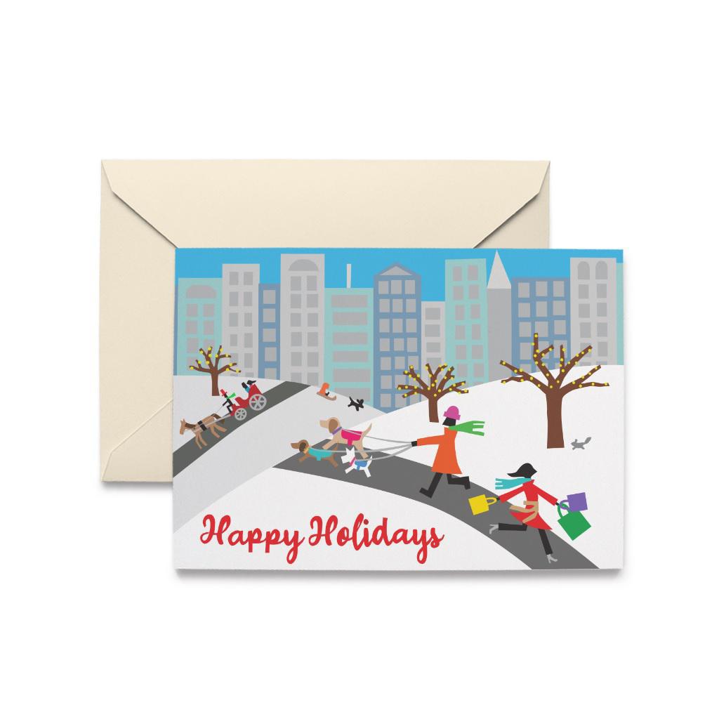 Happy Holidays In The Snow Box Of Cards