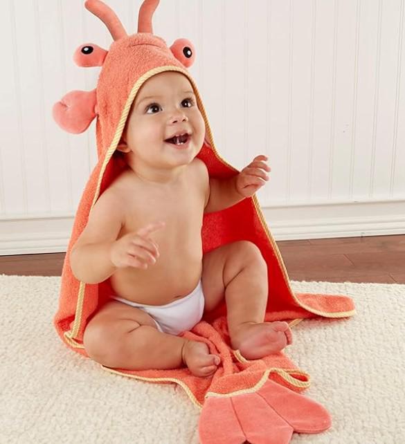 Lobster Hooded Towel