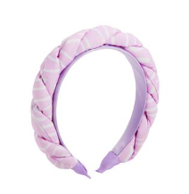Braid Floral Headband - Lilac