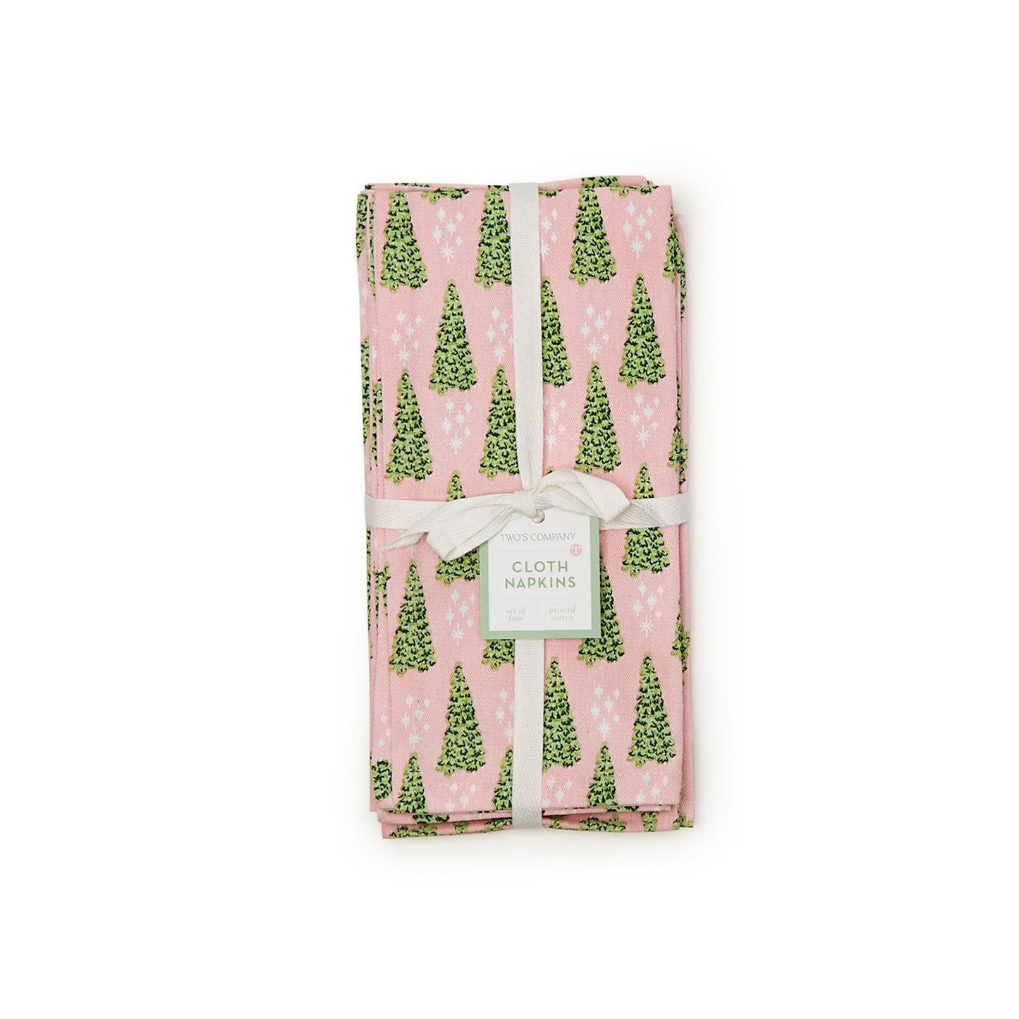 Pink Tree Pattern Cloth Napkins