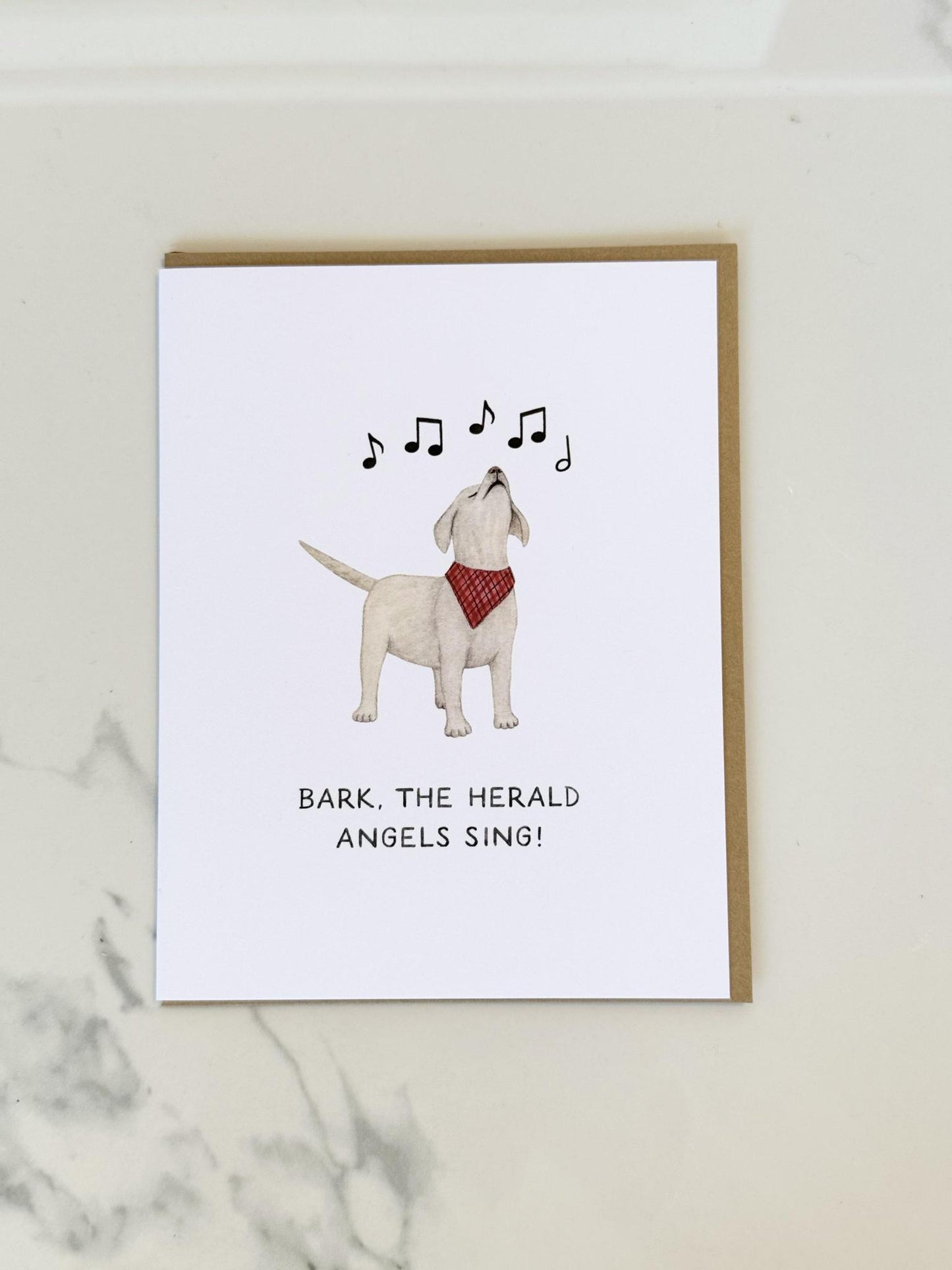 Bark the Herald Angels Sing Greeting Card