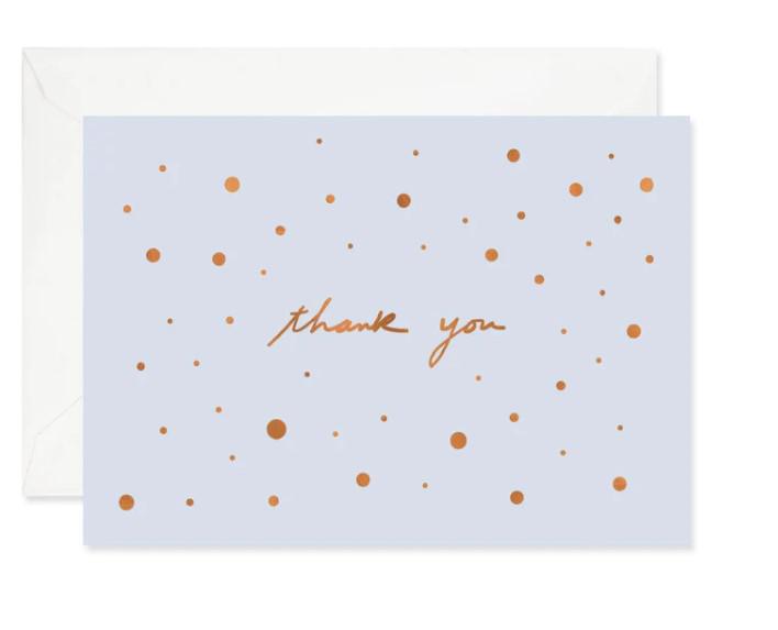 Thank You Speckled Card