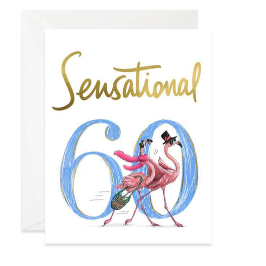 Sensational 60 Birthday Card