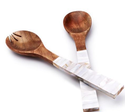 Mother of Pearl Serving Utensil Set