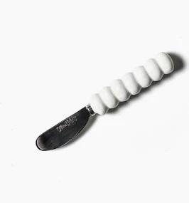 White Ceramic Cheese Spreader