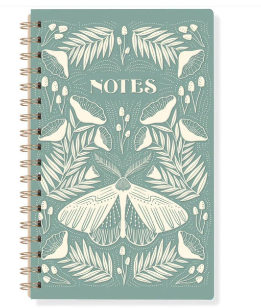 Teal And Cream Lined Notes Book