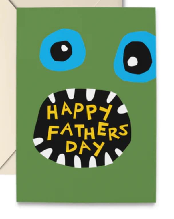 Happy Father's Day Monster Card
