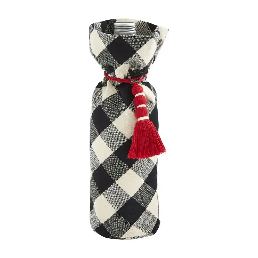 Black and White Wine Bag