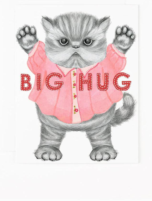 Big Kitten Hug Card