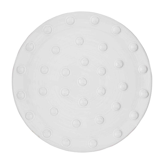 White Ceramic Bead Platter