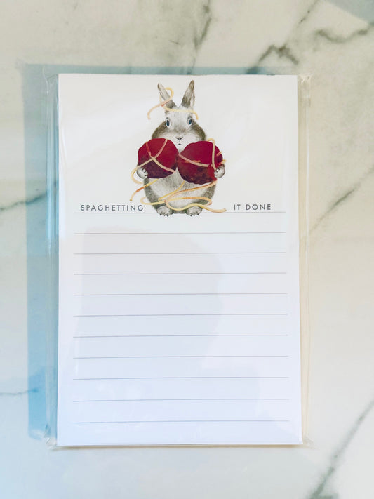 Spaghetting it Done Notepad