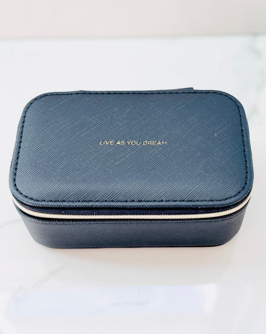 Mini Jewelry Box - Navy