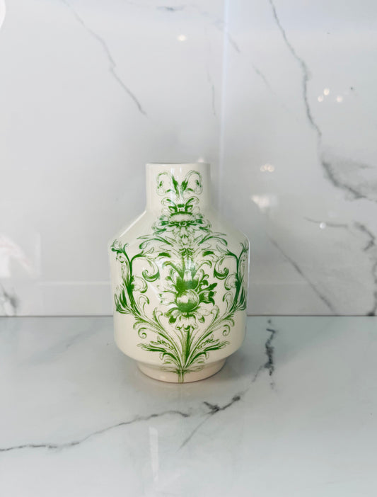 Stoneware Vase - Green
