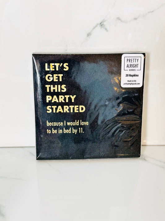 Party Started Cocktail Napkins