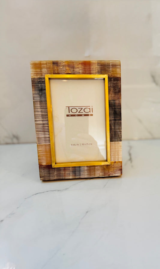 5x7 Chiseled Horn Photo Frame