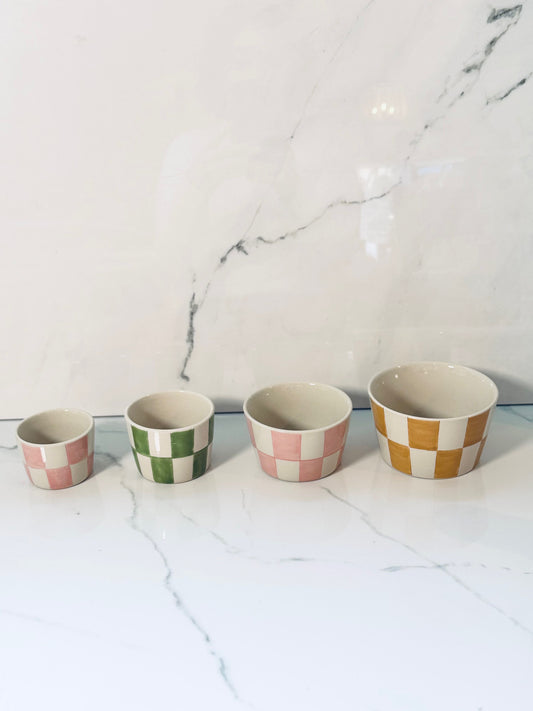 Hand Painted Nesting Bowls - Set of 4