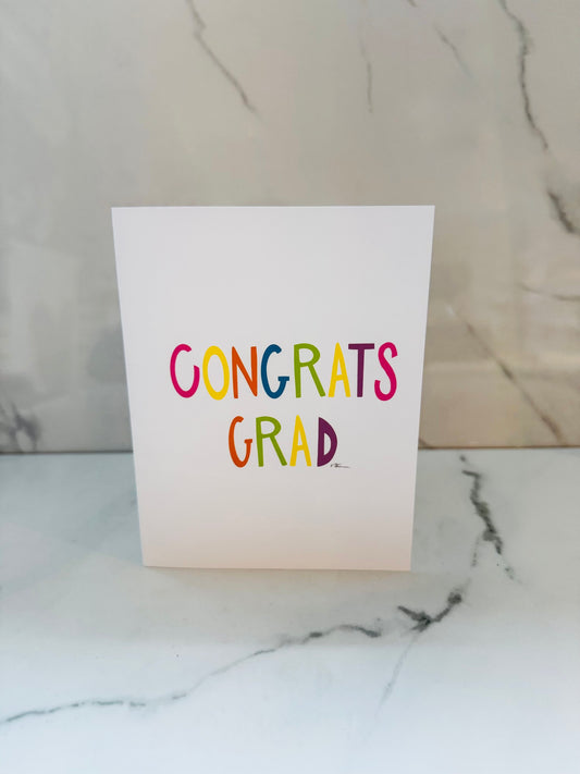 Congrats Grad - Multi Color Card