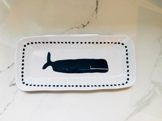 Melamine Whale Serving Platter