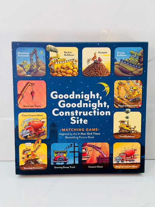 Goodnight Goodnight Construction Site Matching Game