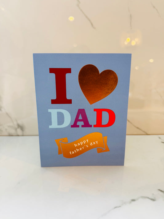 I Heart Dad Card