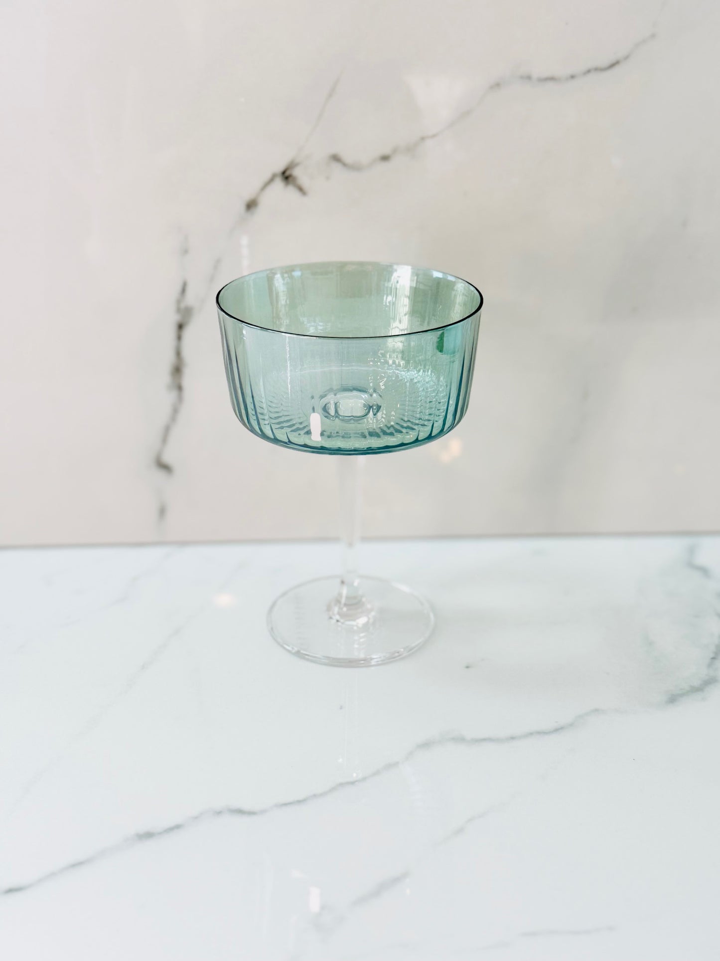 8oz Gems Cocktail Glass - Green