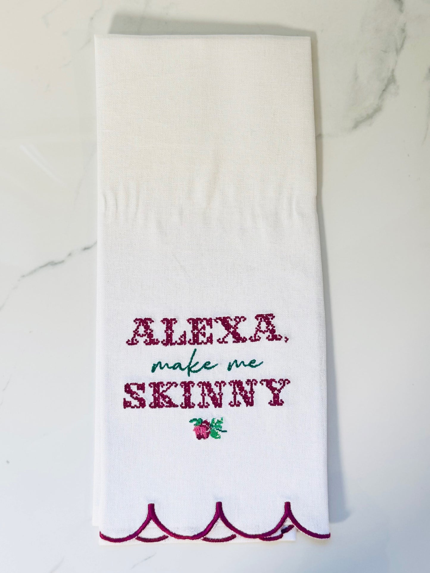 Alexa, Make Me Skinny Towel