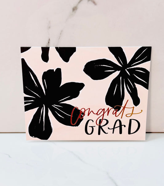 Congrats Grad Floral Card