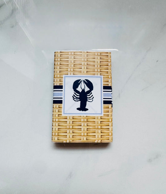 Wicker and Lobster Match Box