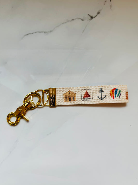 Boston Keychain