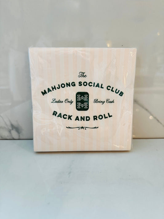 Mahjong Social Club Napkins