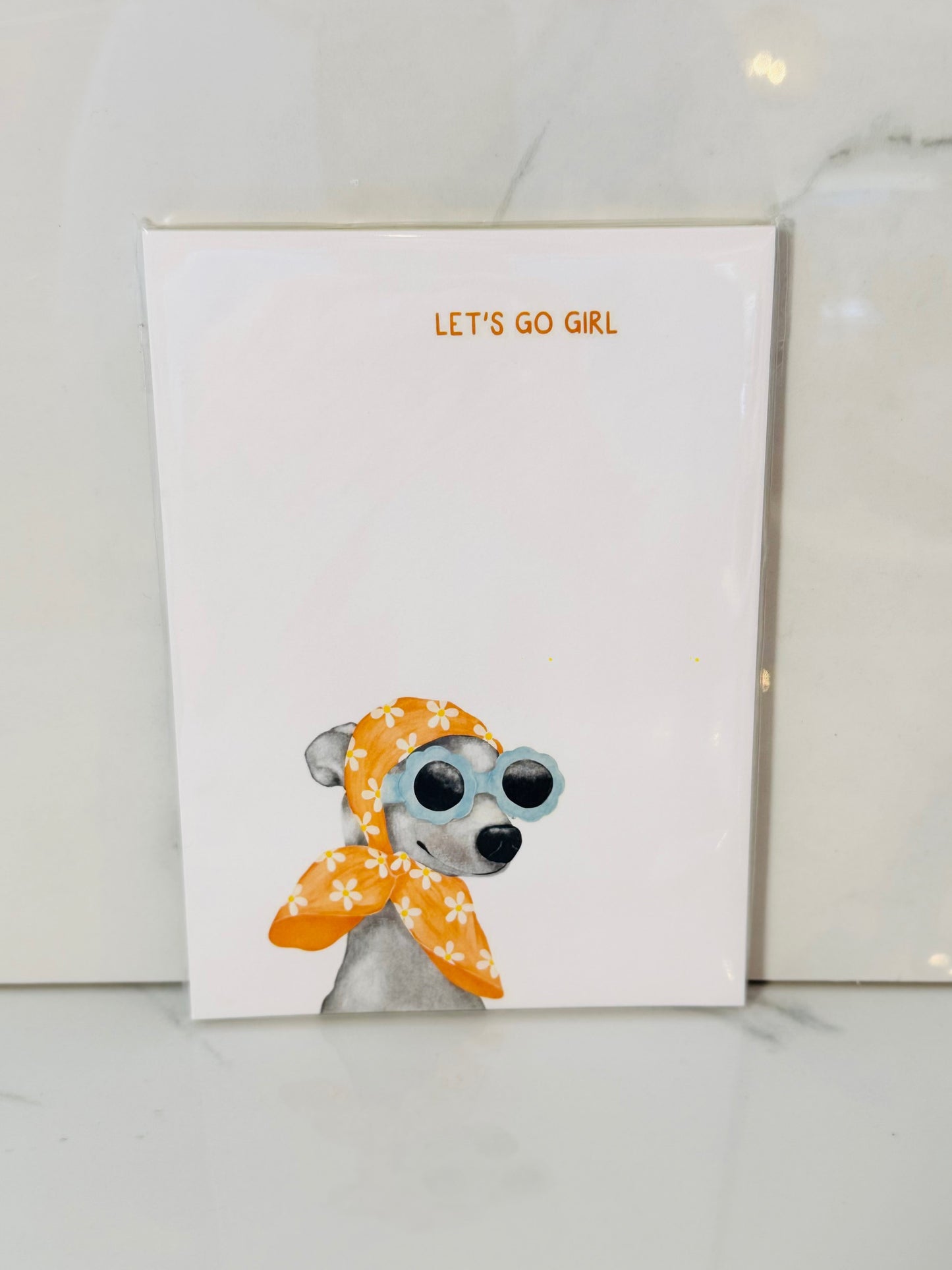 Let's Go Girl Notepad