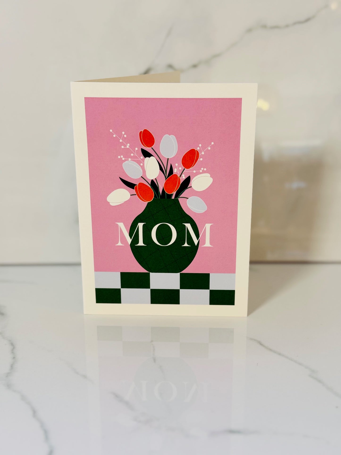 Tulip Vase Mother's Day Card