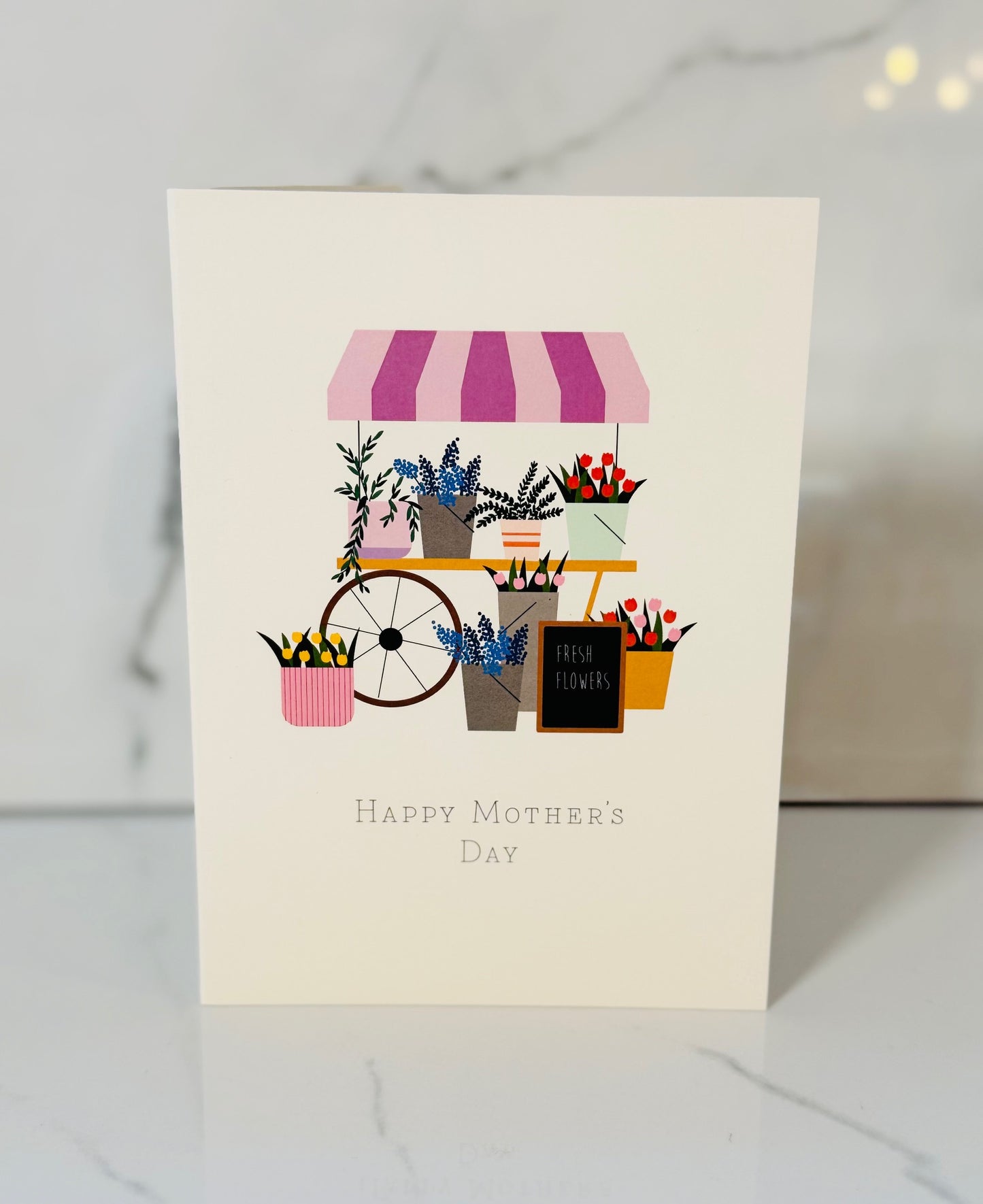 Mother's Day Flower Cart Card