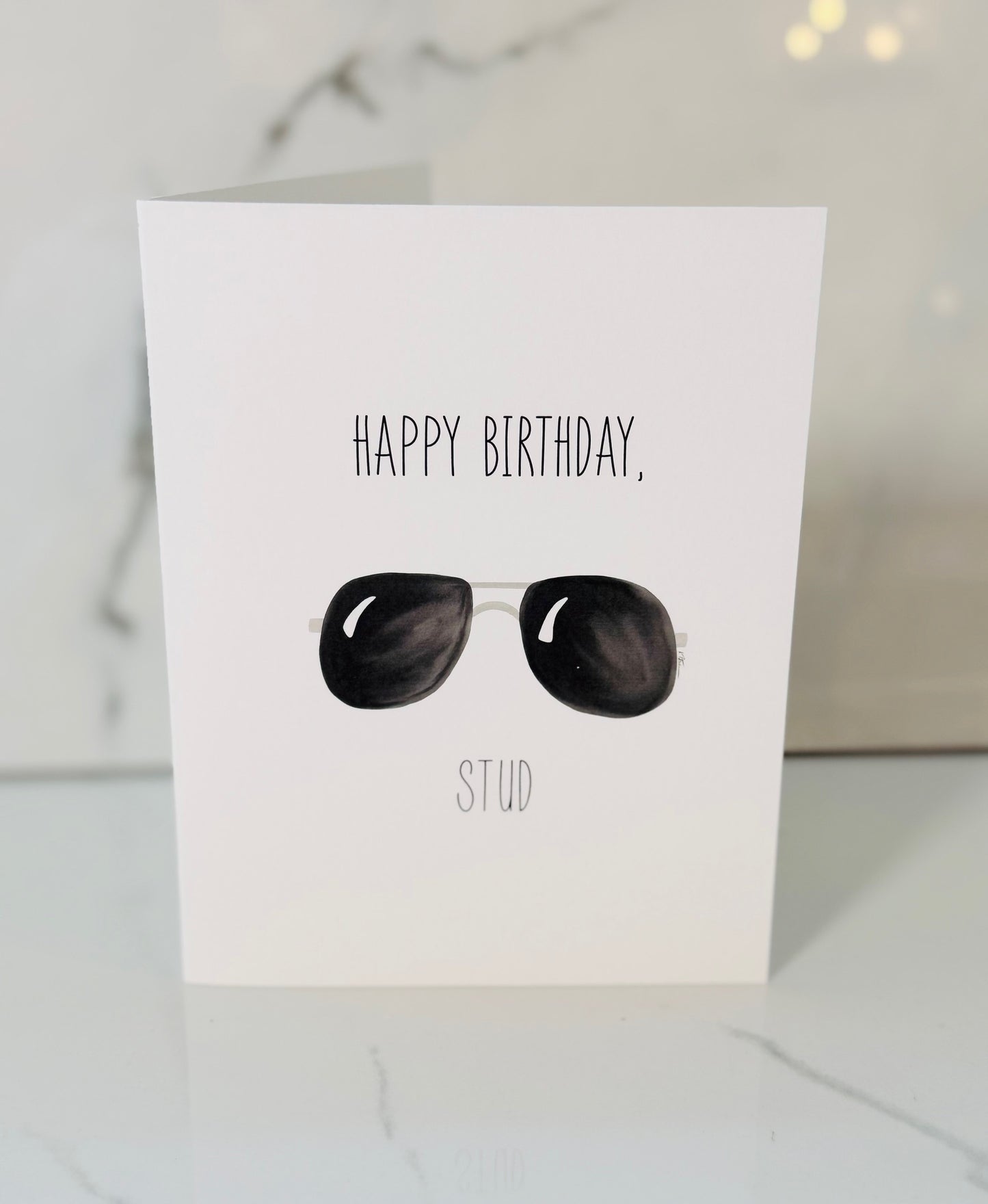 Happy Birthday, Stud Card