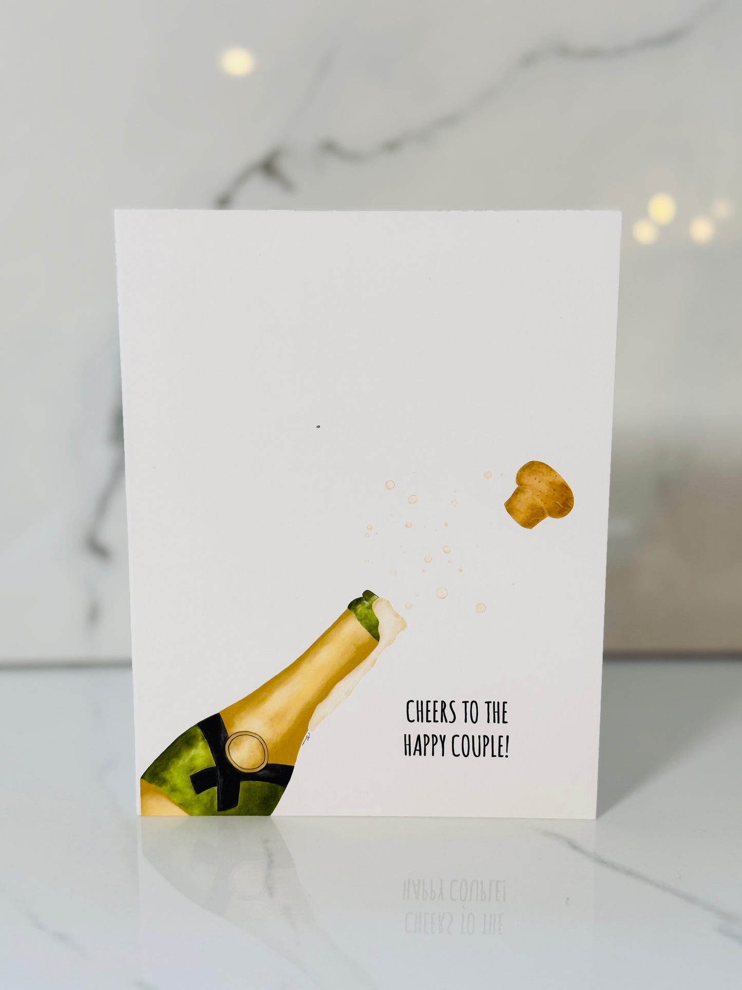 Cheers To The Happy Couple Card