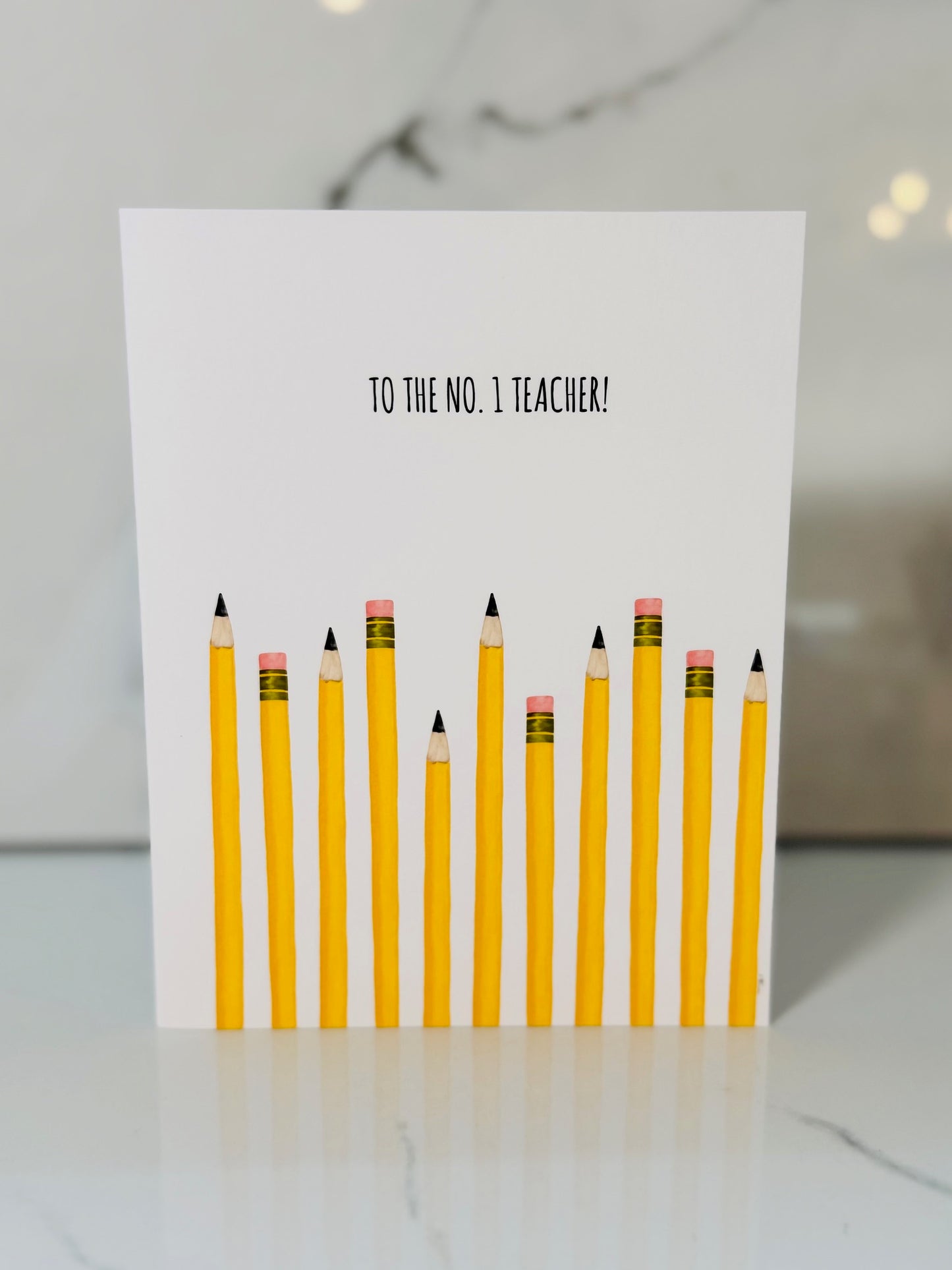 To the No. 1 Teacher