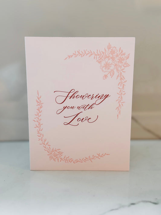 Showering You With Love Card
